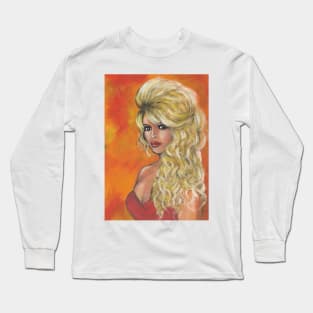 Blonde Goddess Long Sleeve T-Shirt